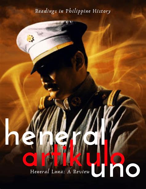 artikulo uno heneral luna|Antonio Luna: Artikulo Uno: Ang hindi sumunod sa punong .